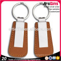 Cheap Custom Handmade Leather Keychain With Tassel